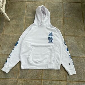 Stance Mercury Hoodie White Size XL Heavyweight Fleece